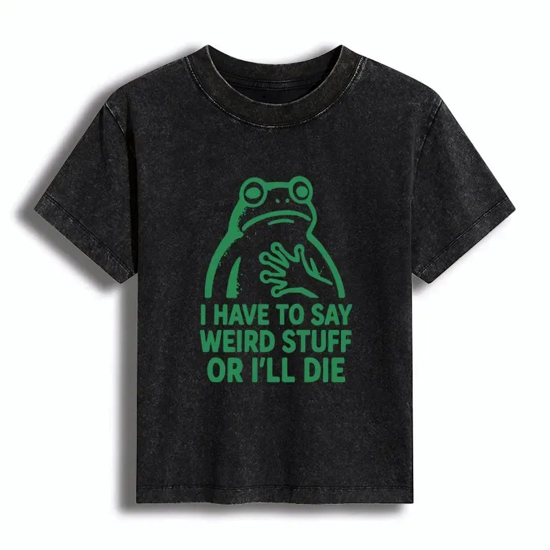 Funny Frog T-Shirt Gift Idea for Women