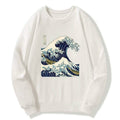vintage ukiyo-e sweatshirt for daily wear