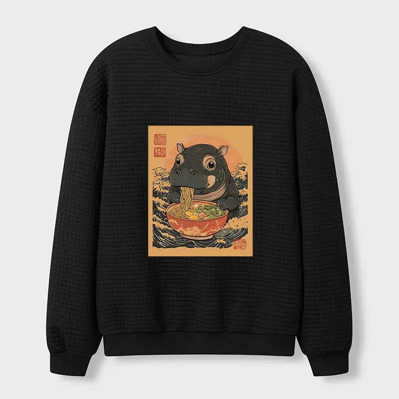 Japanese Kyoto Lion Sweatshirt for Daily Wear
