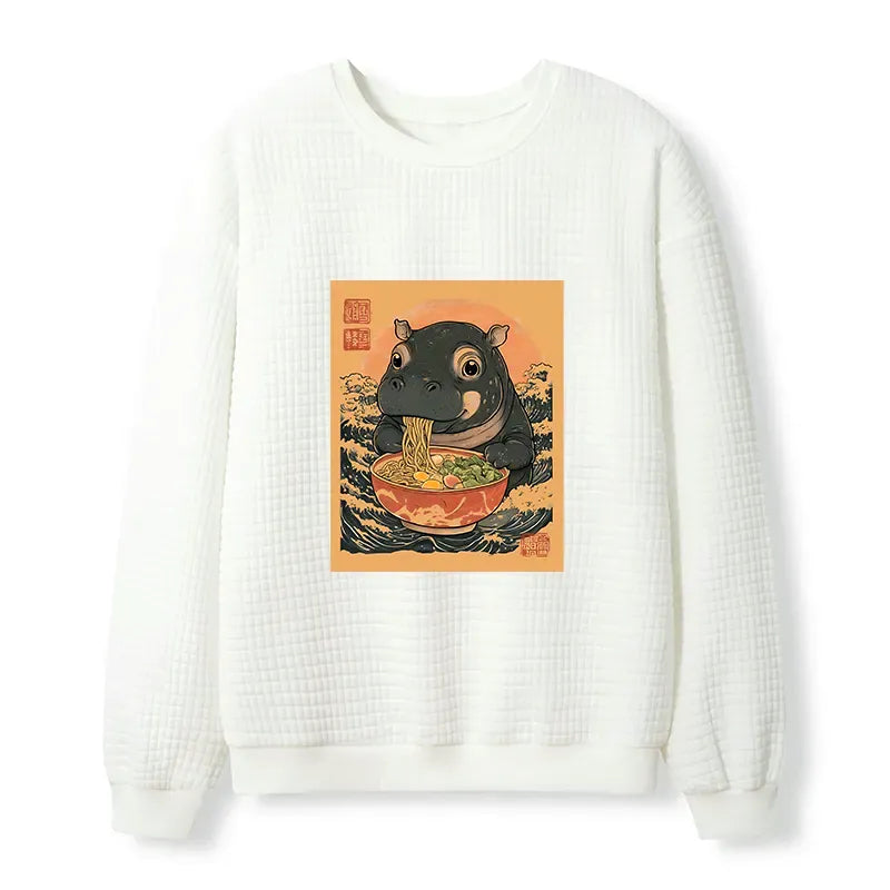 Japanese Kyoto Lion Sweatshirt for Daily Wear