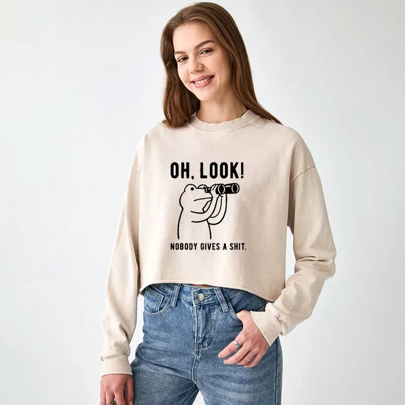 Frog of Indifference Sweatshirt for Daily Wear
