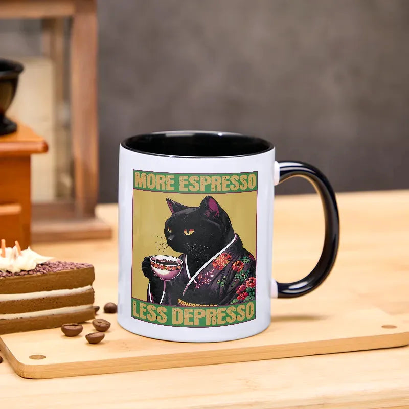 Kyoto-Lion Up Caffeine Down Depression Mug