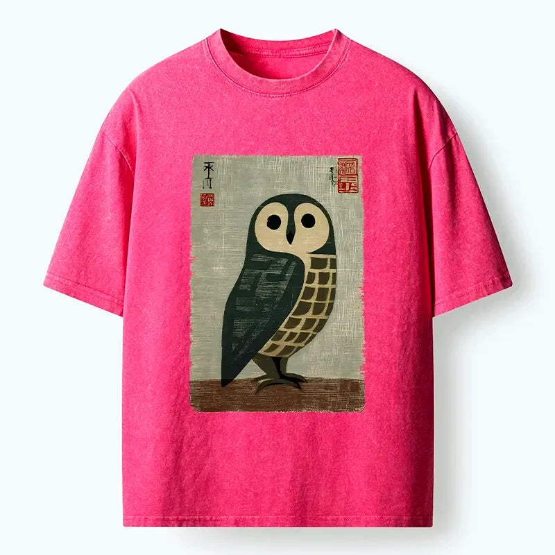 traditional japanese art washed tee