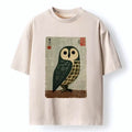 japanese owl t-shirt for men