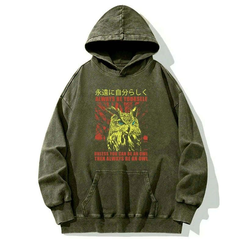Kyoto-Lion Always Be Yourself Japanese Washed Hoodie