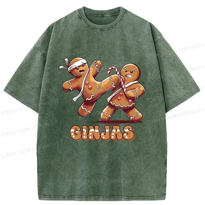 Kyoto Lion Gingerbread T-Shirt for Summer