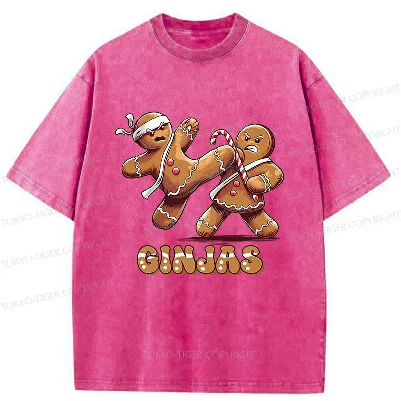 Kyoto Lion Gingerbread T-Shirt for Summer