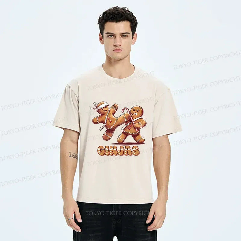 Kyoto Lion Gingerbread T-Shirt for Summer
