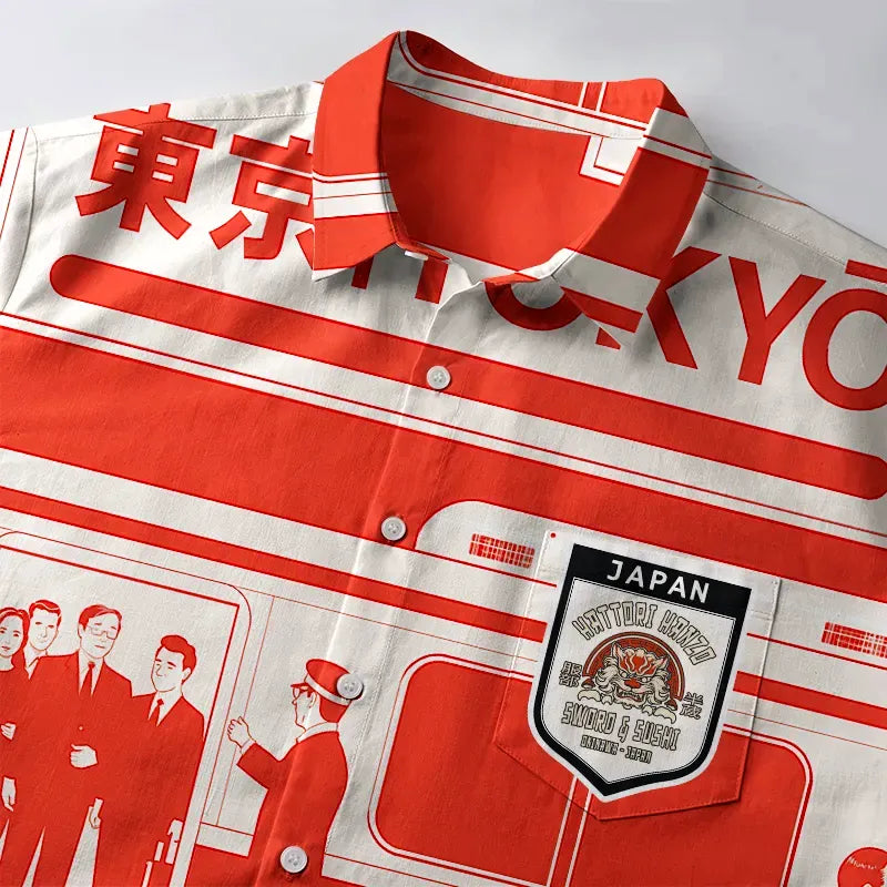 Comfortable cotton Japanese shirt