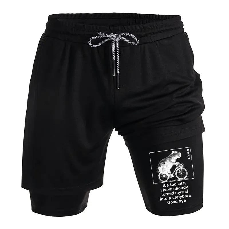 kyoto-lion japanese capybara shorts on sale