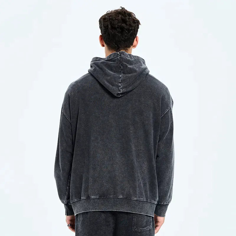 washed black cat ramen hoodie gift for him