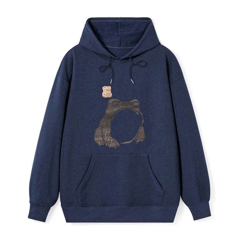 Kyoto-Lion Matsumoto Hoji Woodblock Print Frog Classic Hoodie