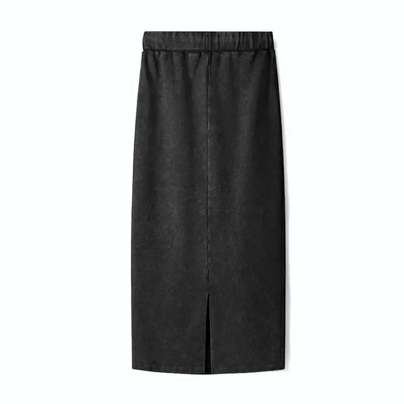 Japanese Washed Terry Skirt for Daily Wear