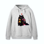Kyoto-Lion Christmas Lights Cat Classic Hoodie