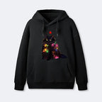 Kyoto-Lion Christmas Lights Cat Classic Hoodie
