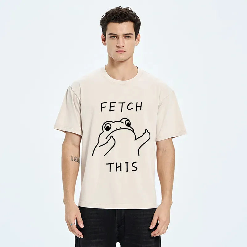 Comfortable Japanese style frog tee for streetwear