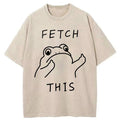 Kyoto-Lion Fetch This Frog Washed T-Shirt