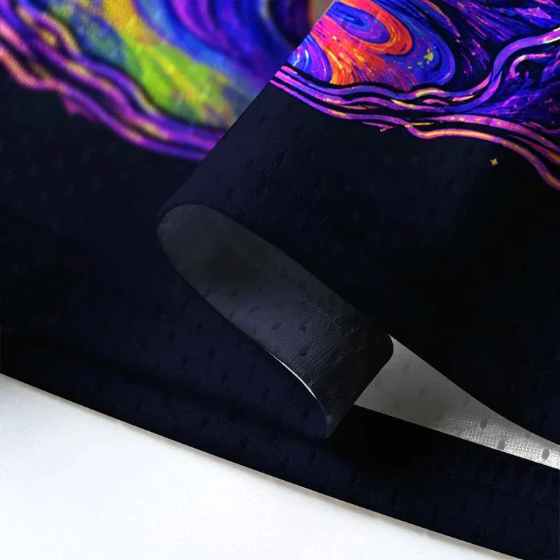 Kyoto-Lion Ghostly Black Cat Mesh Jersey