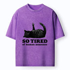 Japanese Vintage Black Cat Vibe Shirt