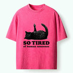 Japanese Vintage Black Cat Vibe Shirt