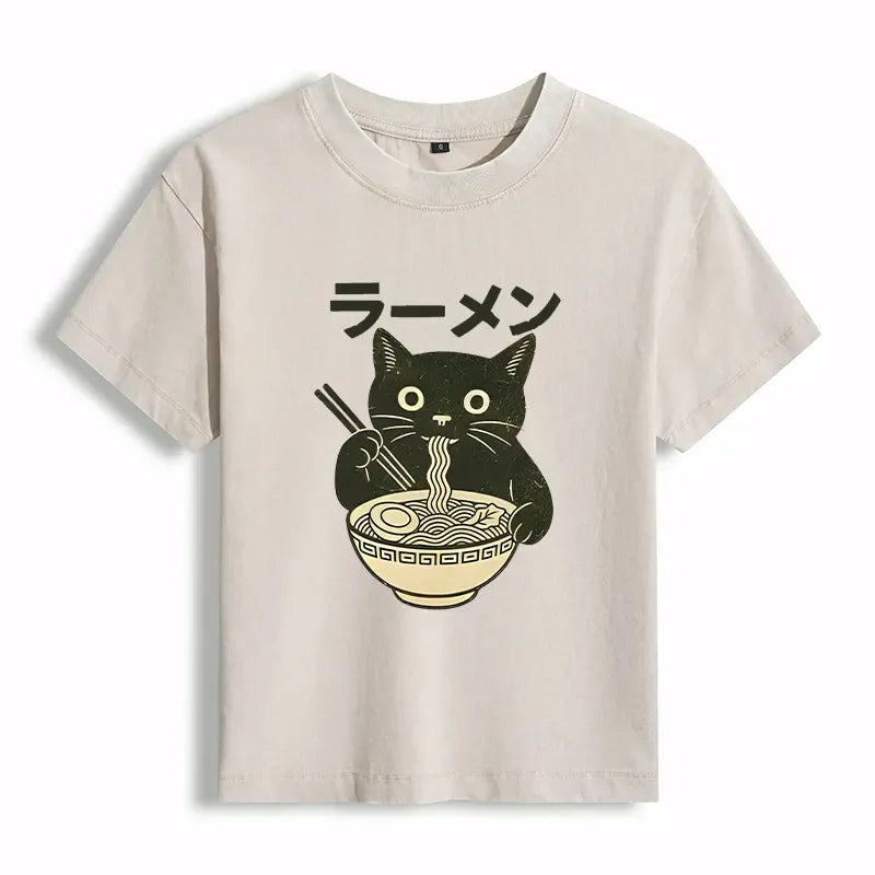 Washed T-Shirt for Streetwear Trendy