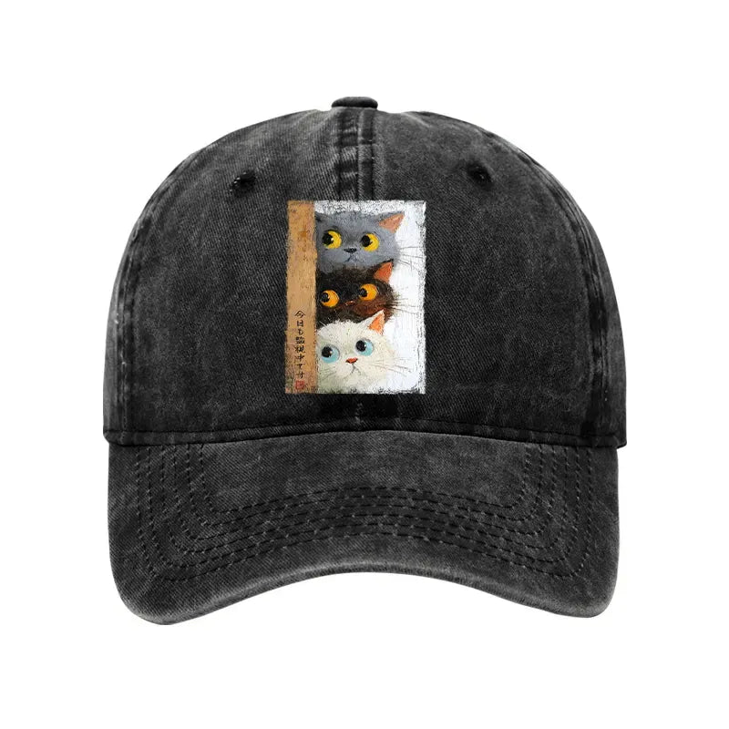 Cute cat cap with free shipping