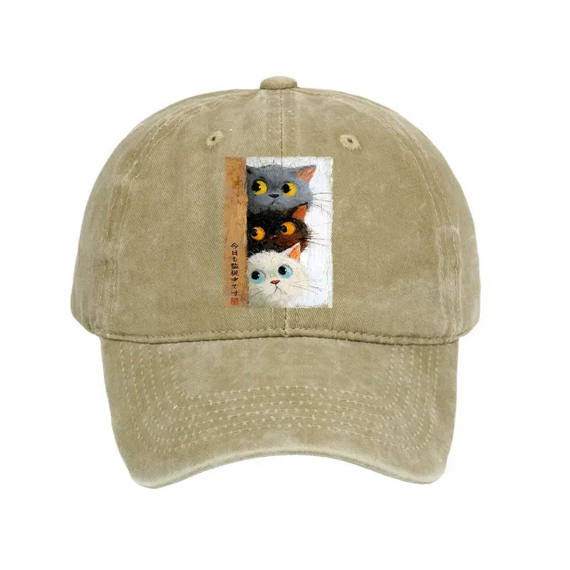 Cute cat cap with free shipping
