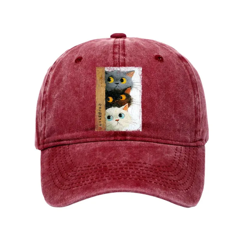 Cute cat cap with free shipping
