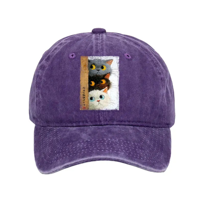 Cute cat cap with free shipping