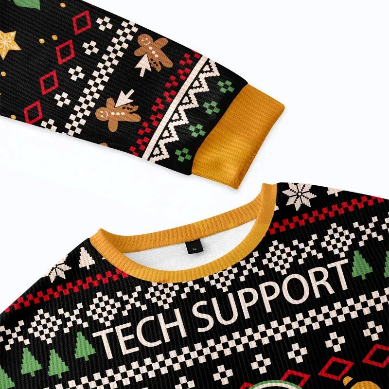 kyoto lion gingerbread man sweater for men