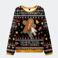 Kyoto-Lion Click On The Gingerbread Man Christmas Ugly Sweatshirt