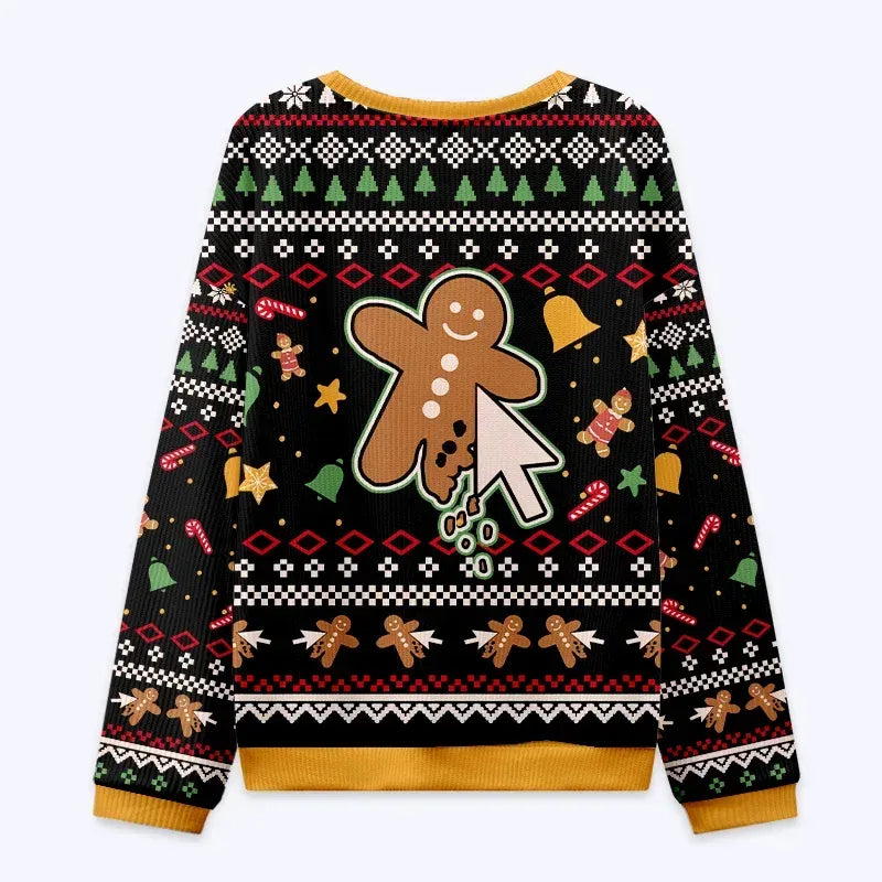 japanese gingerbread man sweatshirt on sale