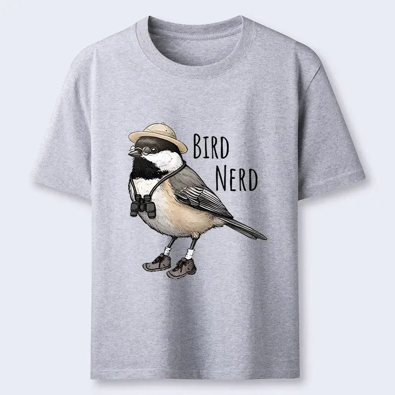 Kyoto-Lion Bird Nerd Chickadee Explorer Classic T-Shirt