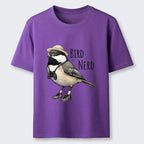 Japanese Ukiyo-e Bird T-Shirt for Summer