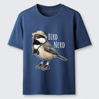 Japanese Ukiyo-e Bird T-Shirt for Summer