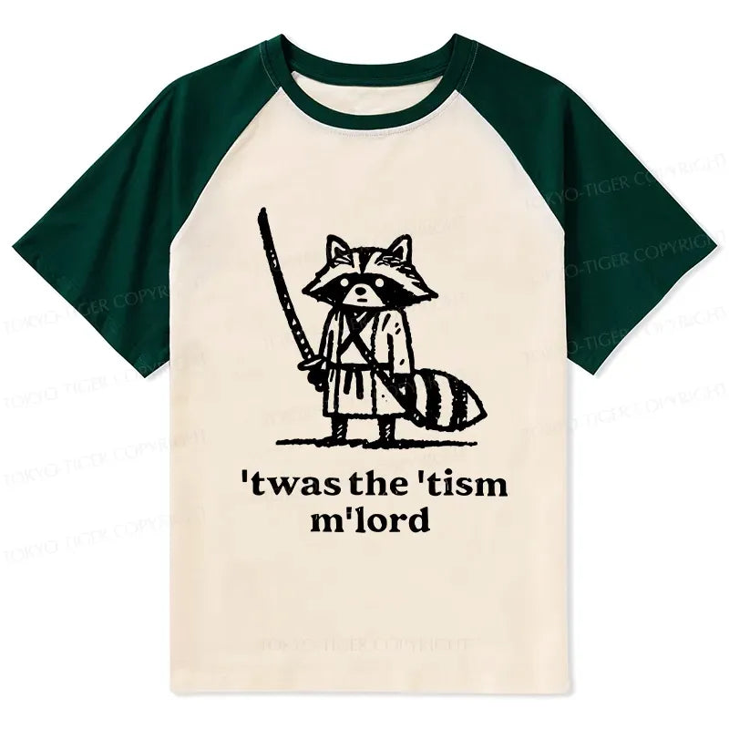 Japanese Samurai Raccoon T-shirt for Gift Idea