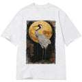 Kyoto-Lion Vintage Japanese Crane Kanji Classic T-Shirt