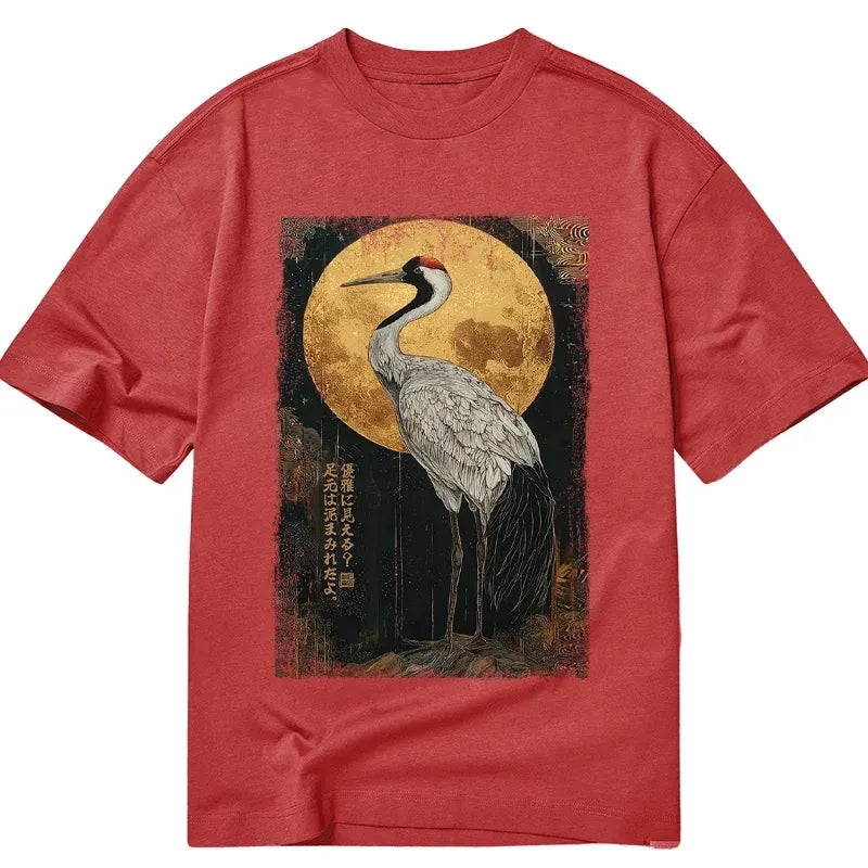 Vintage Japanese Crane Kanji T-Shirt