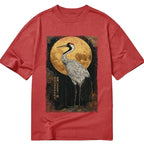 Vintage Japanese Crane Kanji T-Shirt