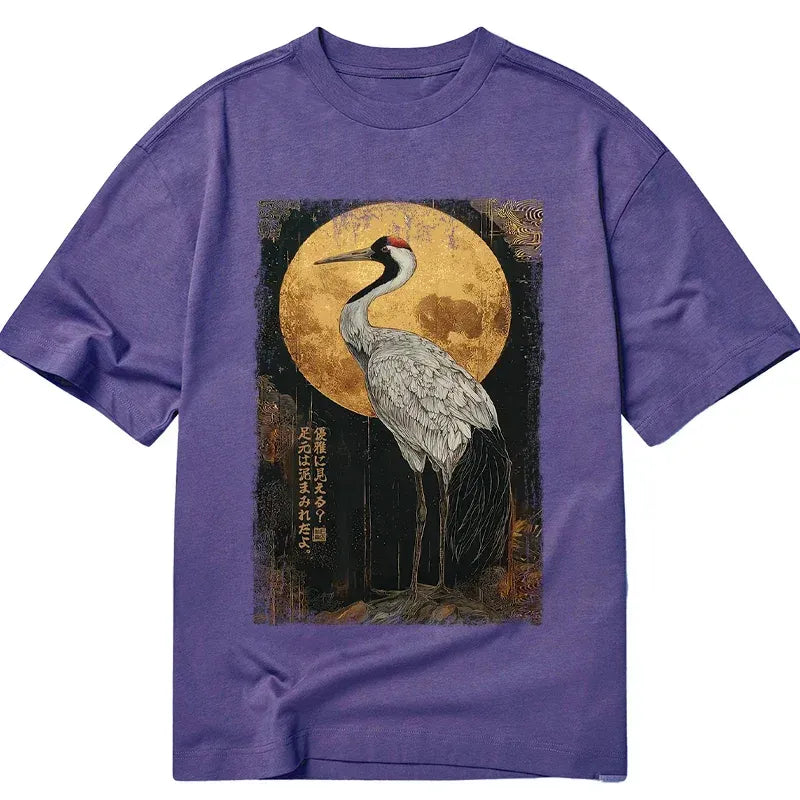 Vintage Japanese Crane Kanji T-Shirt