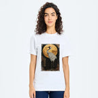 Japanese Woodblock Print Crane T-Shirt