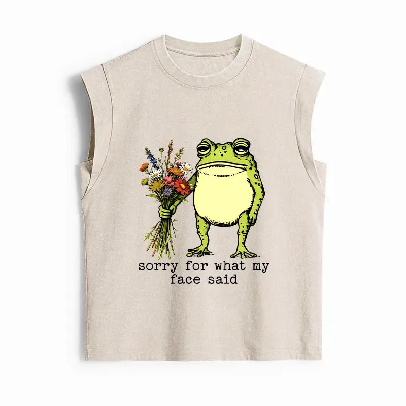 Sorry Mode Activated Frog Tank Top
