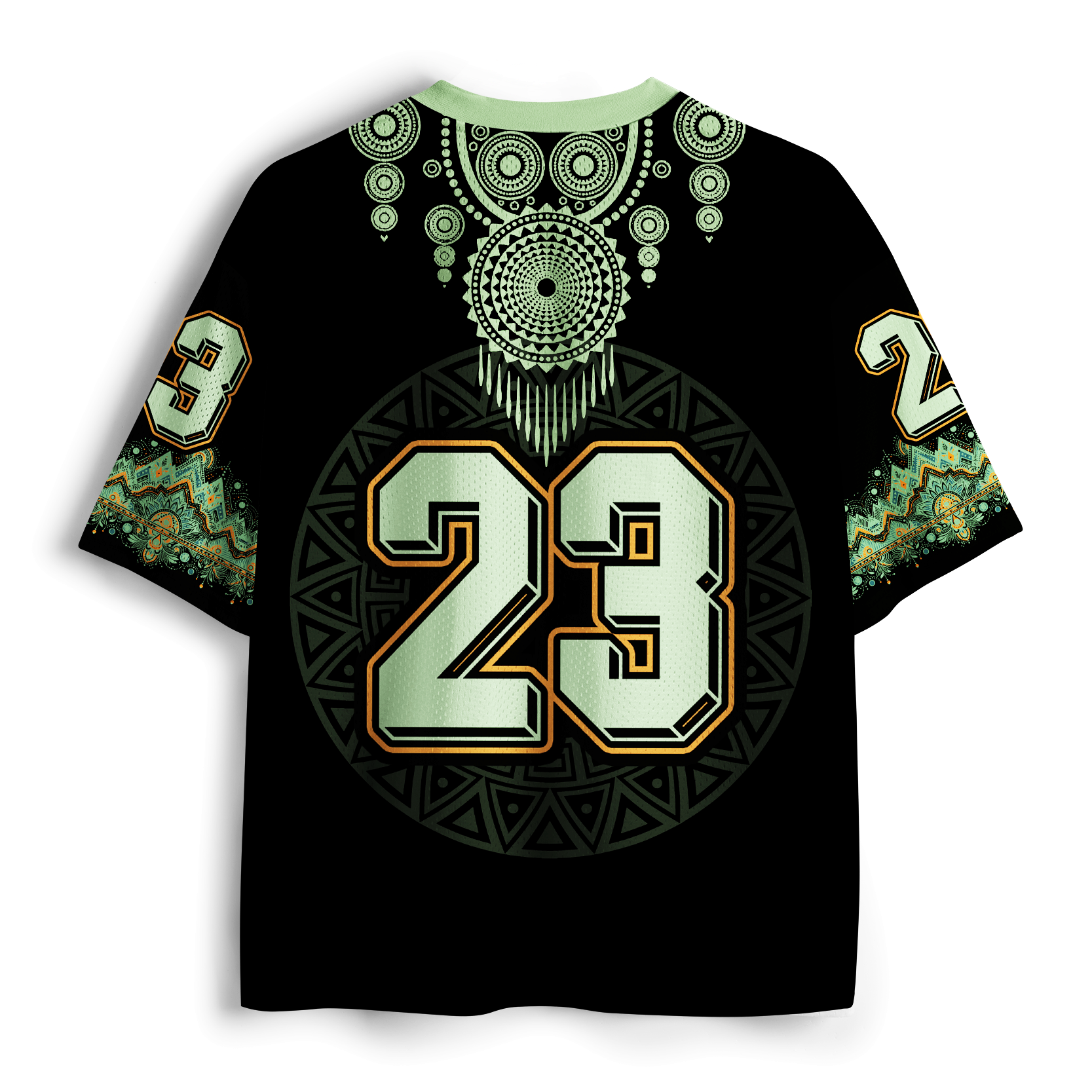 Japanese Tribal Cat Mesh Jersey for Sports