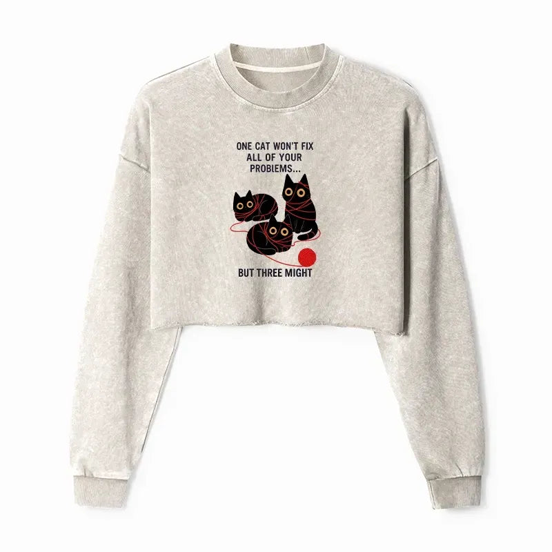 Vintage Cat Sweatshirt on Sale