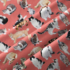 Kyoto-Lion Cats Collection Button-up Shirt