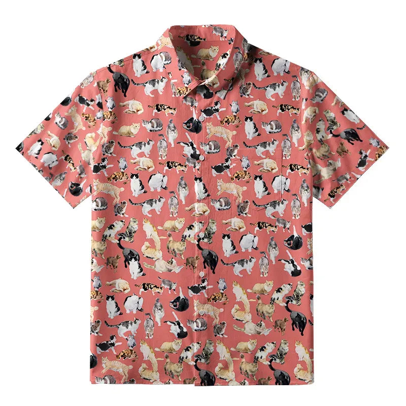 Best Seller Kyoto Lion Cat Button-up Shirt