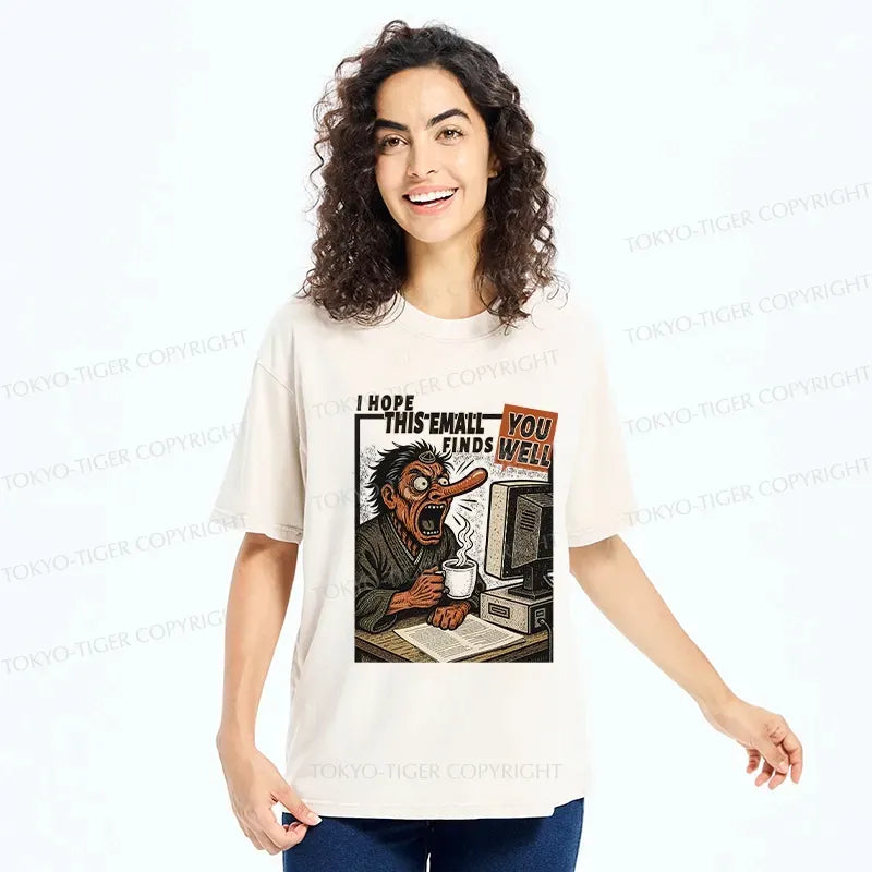 Japanese vintage style t-shirt for streetwear