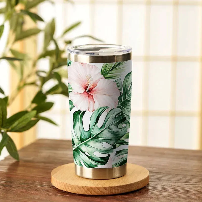 Kyoto Lion Island Blossoms Tumbler for Travel