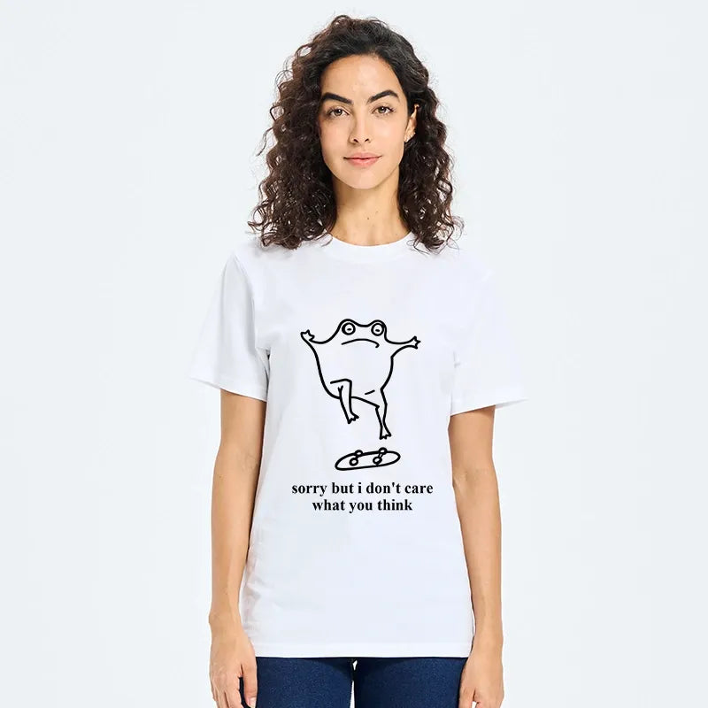 Kyoto-Lion Skate Frog No Worries Art Classic T-Shirt