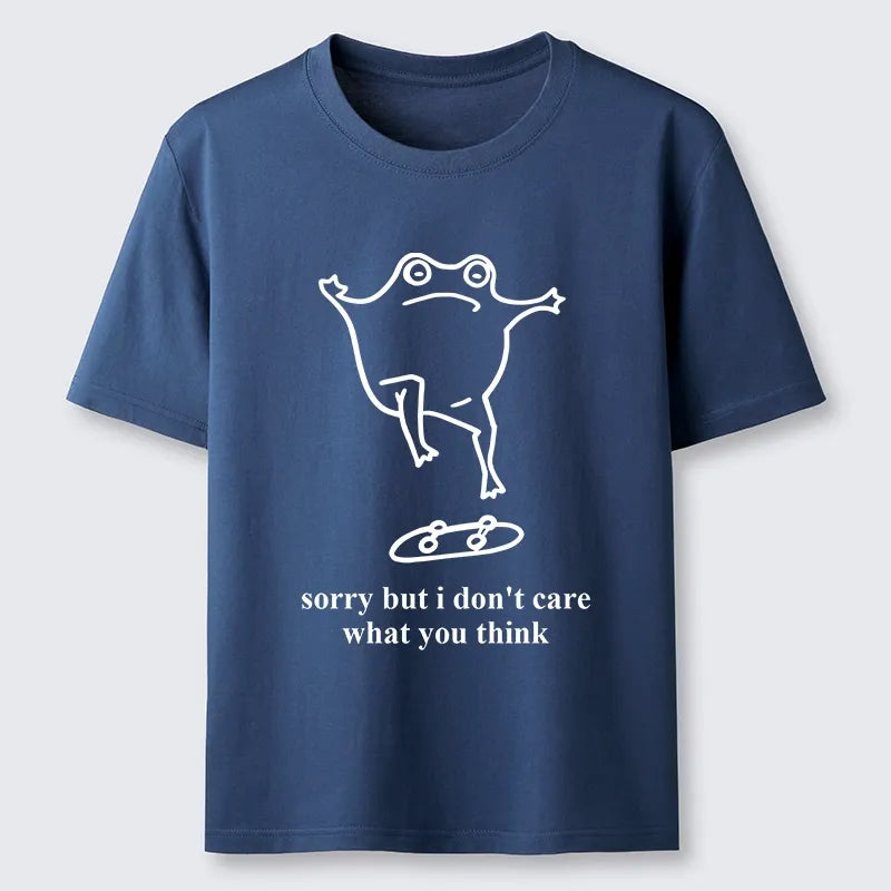 Kyoto-Lion Skate Frog No Worries Art Classic T-Shirt
